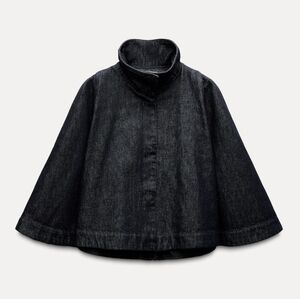 ZARA DENIM CAPE ZW COLLECTION
